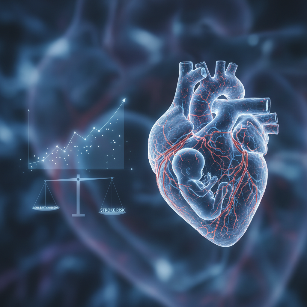El bajo peso al nacer podría señalar mayor riesgo de ACV en la adultez joven — pero la evidencia presentada todavía es insuficiente para afirmarlo