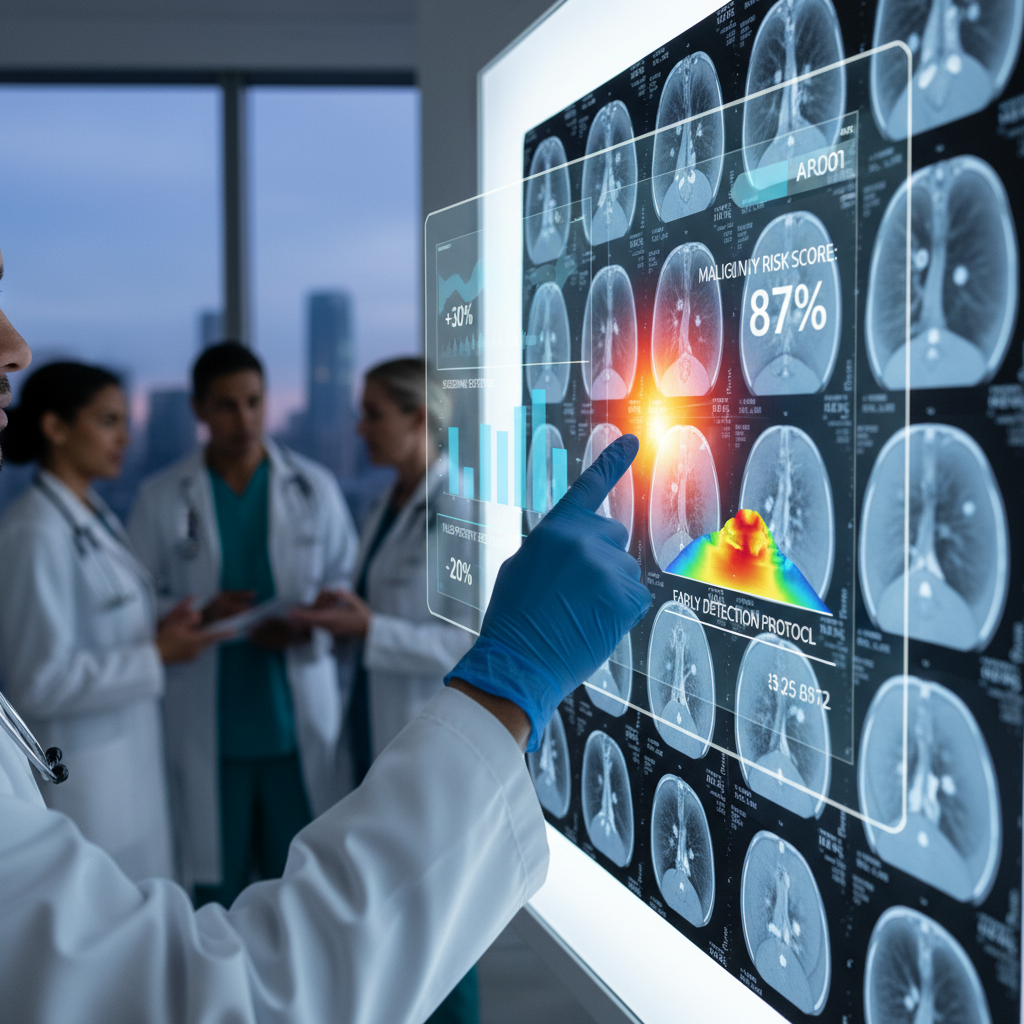 Un nuevo modelo de IA podría ayudar a detectar antes el cáncer de pulmón, pero la clave está en clasificar mejor los nódulos