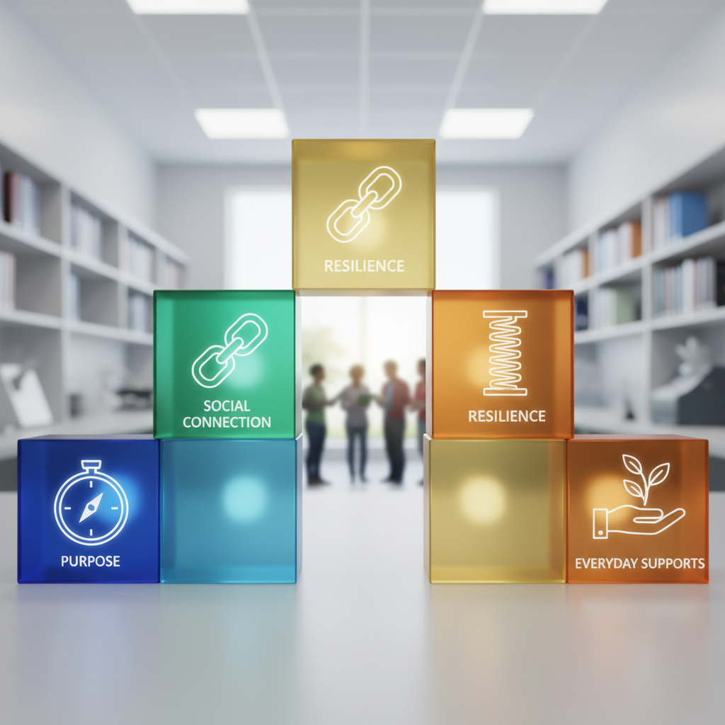 La salud mental no es solo ausencia de enfermedad: propósito, vínculos y apoyo cotidiano también cuentan