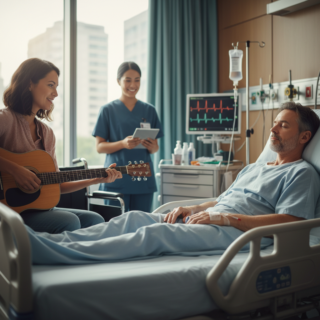 Los pacientes quirúrgicos con trastornos mentales que reciben musicoterapia suelen ser los casos más complejos del hospital